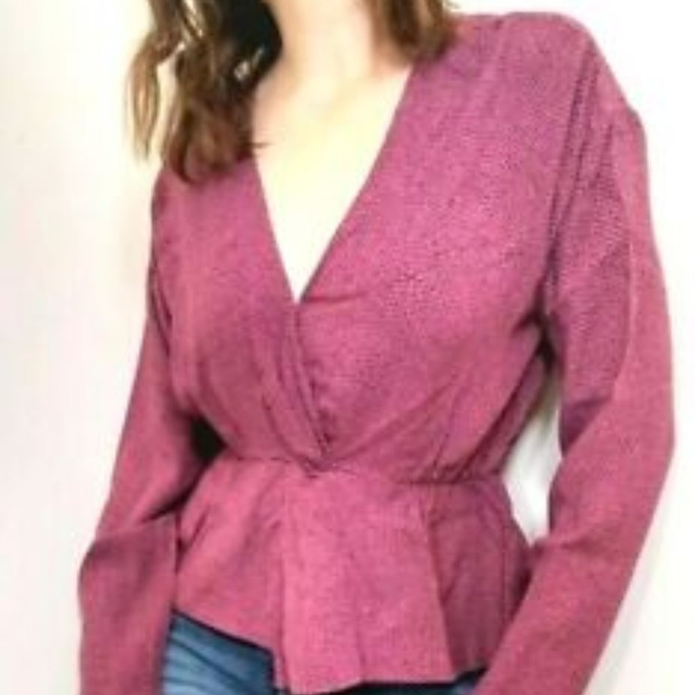 & OTHER STORIES CINCHED WAIST BLOUSE